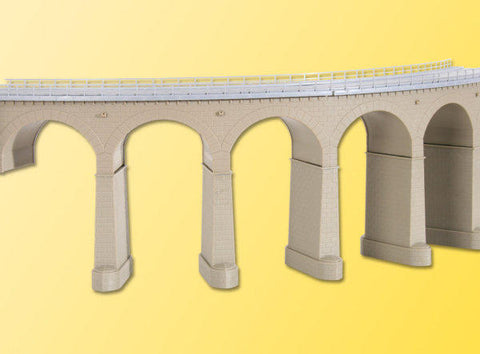 Kibri 39725 H0 Viaduct With Ice Breaking Pillars, Curved, Single Track