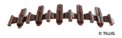 Tillig 86101 Insulating rail joiners grey (bag of 20)