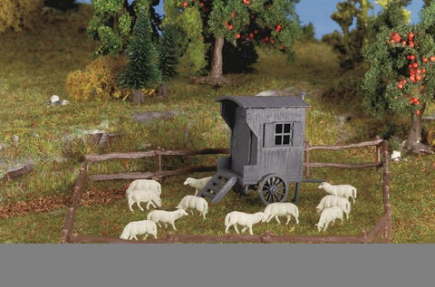 Vollmer 47717 N Shepherd Carriage w/Sheep