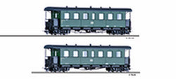 Tillig 13994 HOm Passenger car set of the DR