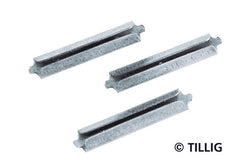 Tillig 86102 Rail joiners nickel silver blank (bag of 25)