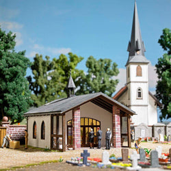 Busch 1566 HO Cemetery chapel