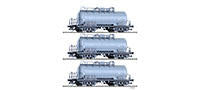 Tillig 1769 Freight car set of the DR with three tank cars ZZ 51 Ep.