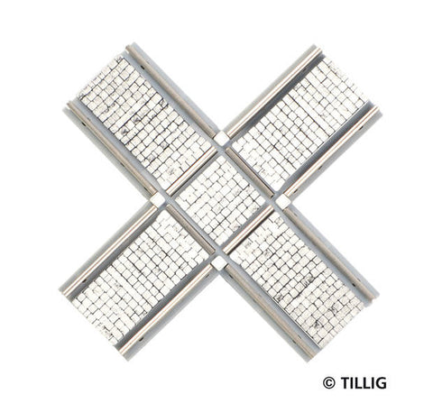 Tillig 87223 Simple 90° crossing paving stone