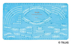 Tillig 83517 TT Track planning template