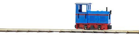 Busch 12122 ## Diesel loco LKM Ns 2f Blue and red