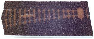 Tillig 86722 Track bedding left turnout 18° dark brown