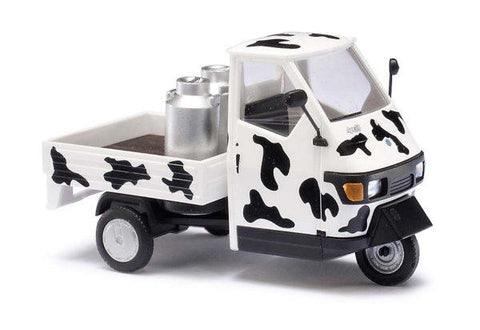 Busch 60004 Piaggio Ape Cow painted 1:43