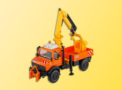 Kibri 15005 H0 Unimog With Working Crane, Kit