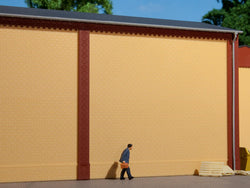 Auhagen 80600 HO Brick walls yellow (4pc)