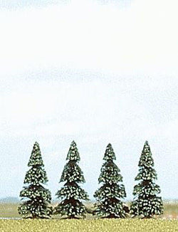 Busch 6100 HO/N 4 X 55mm Fir Trees