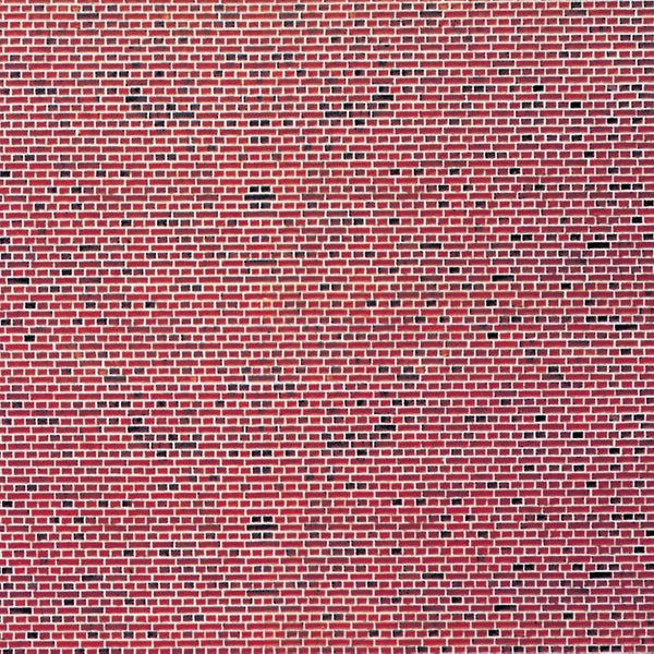 Vollmer 47361 N Embossed Card Red Brick Sheet 250x125mm