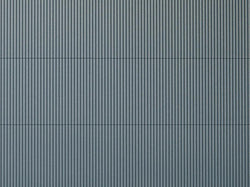 Auhagen 52231 HO Plastic sheet 200x100mm (2) Corrugated iron grey