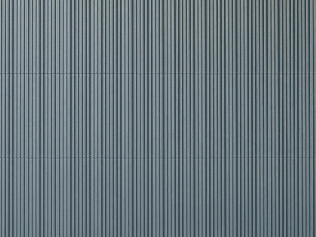 Auhagen 52231 HO Plastic sheet 200x100mm (2) Corrugated iron grey