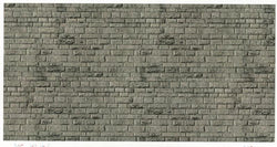 Vollmer 46052 Weathered Granite Stone Wall Embossed Card Sheet 250x125