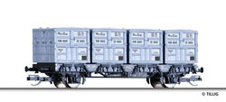 Tillig 14912 Container car Btms of the DB Ep. III