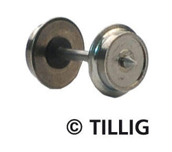Tillig 8818 Metal wheel set Ø 75 mm one wheel isolated (bag of 8)