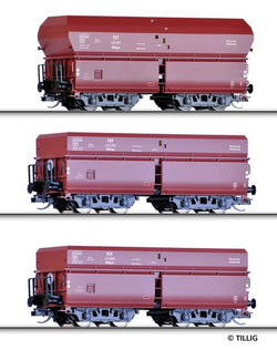 Tillig 1736 Freight car set of the PKP with three hopper cars WWyah w