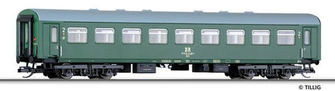 Tillig 16623 2nd class passenger coach Bghw of the DR Ep. IV