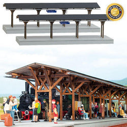 Busch 1466 Train Platform 2pcs Adorf