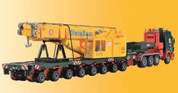 Kibri 13600 HO/OO MB SK with Scheuerle Platform Car & Crane Load
