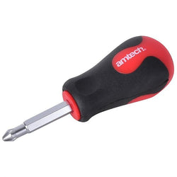 AMTECH L0483 6-in-1 Stubby multi-head screwdriver