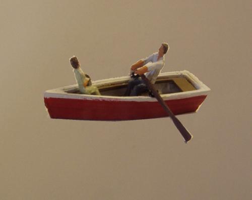 Row Boat With Passenger - OO Gauge