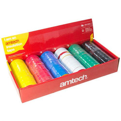 AMTECH S4170 60 Piece insulation tape set in assorted colours