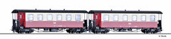 Tillig 3991 Passenger coach set of the HSB with two passenger coaches