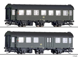 Tillig 01051 Passenger coach set of the DB with two passenger coaches Ep IV