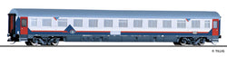 Tillig 16254 2nd class passenger coach of the SNCB Ep V