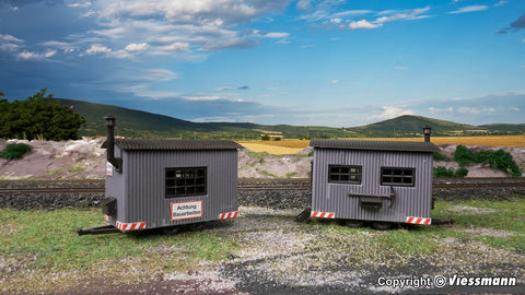 Vollmer 45722 2 Construction Trailers
